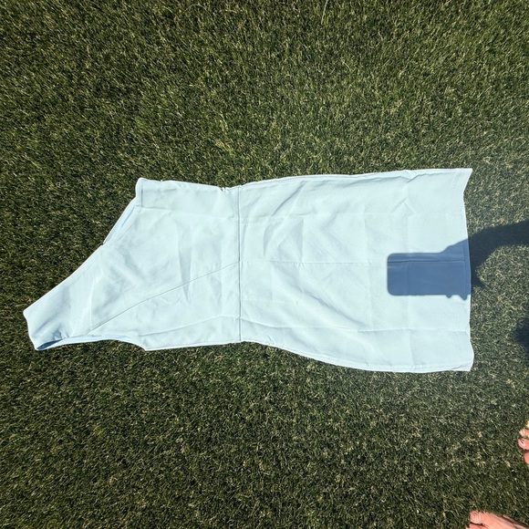 NEW Revolve Michael Costello Ava Dress In Light Blue XS - Picture 9 of 15